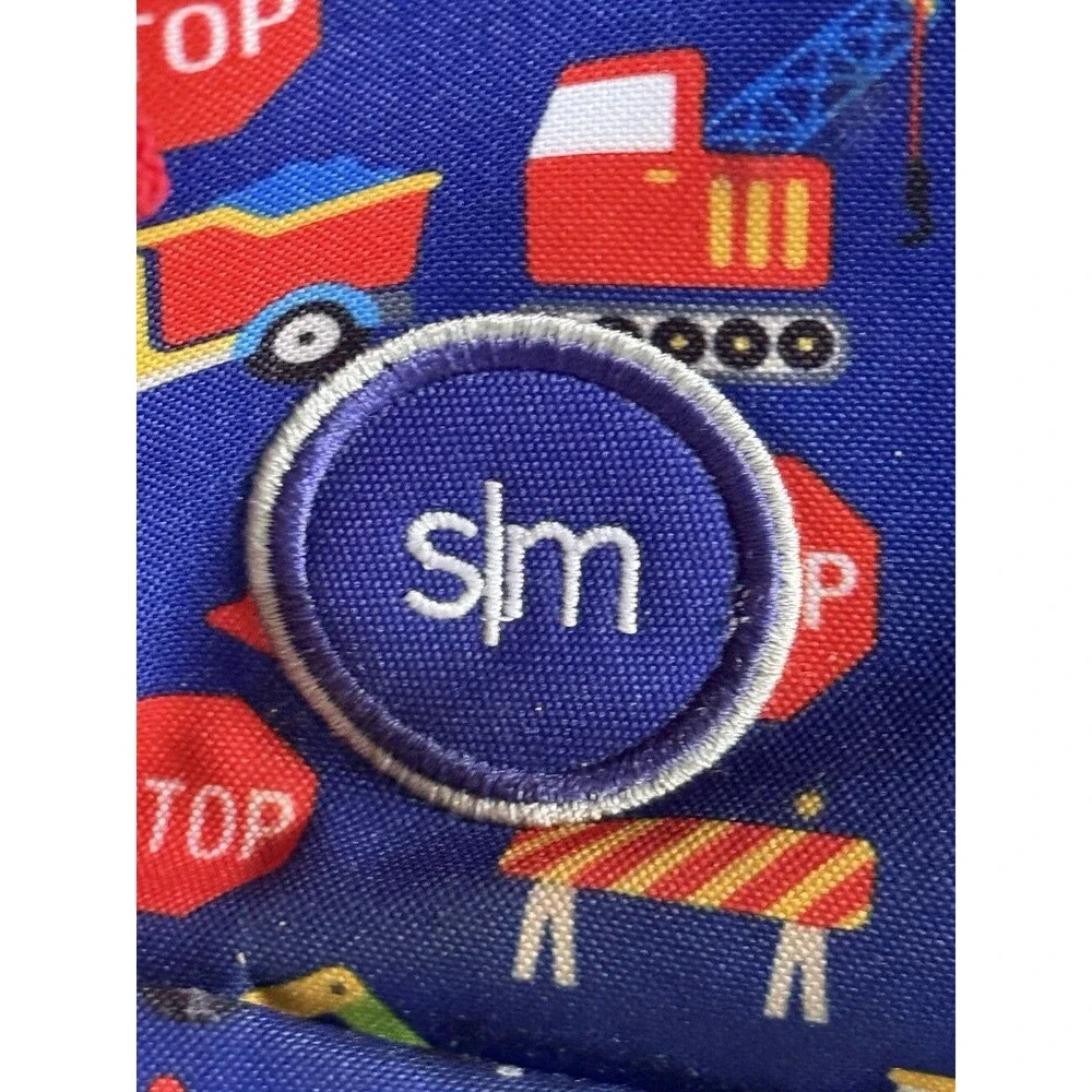 Simple Modern Kids Fletcher Backpack Small Blue/Red Vehicle Print